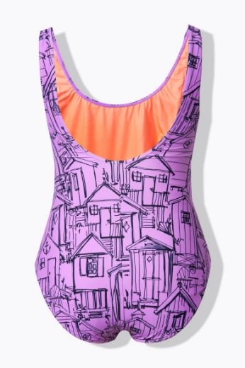 Moda za polnejše Kupaći kostim jednodijelni plus velikost, xxl, Ulla Popken in Johann Popken (JP1880)
