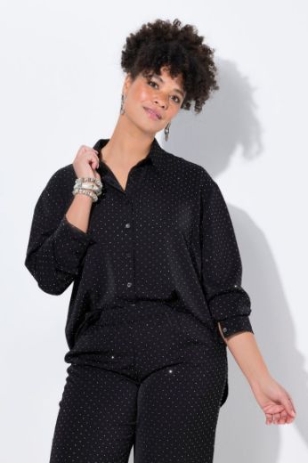 Moda za polnejše Bluza s dodatkom ukrasnih kamenčića plus velikost, xxl, Ulla Popken in Johann Popken (JP1880)