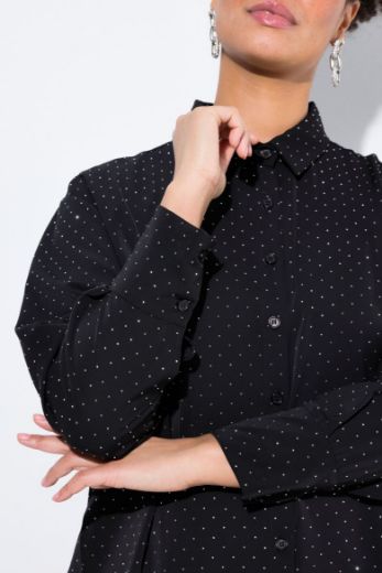 Moda za polnejše Bluza s dodatkom ukrasnih kamenčića plus velikost, xxl, Ulla Popken in Johann Popken (JP1880)