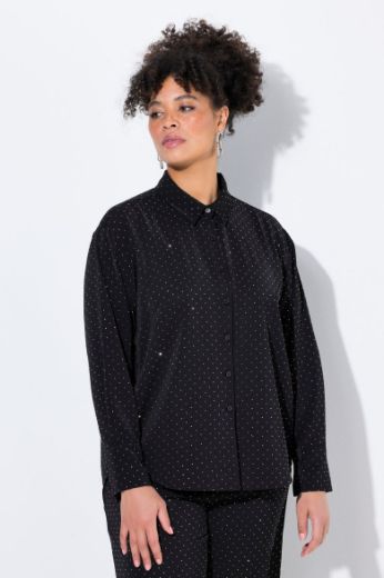 Moda za polnejše Bluza s dodatkom ukrasnih kamenčića plus velikost, xxl, Ulla Popken in Johann Popken (JP1880)