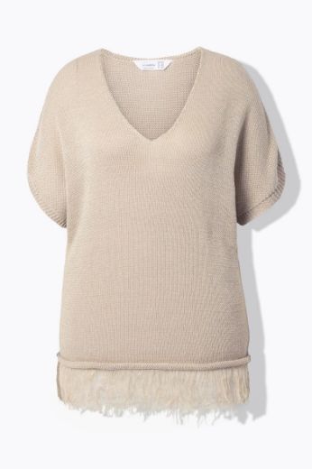 Moda za polnejše Majica dugih rukava pletena plus velikost, xxl, Ulla Popken in Johann Popken (JP1880)