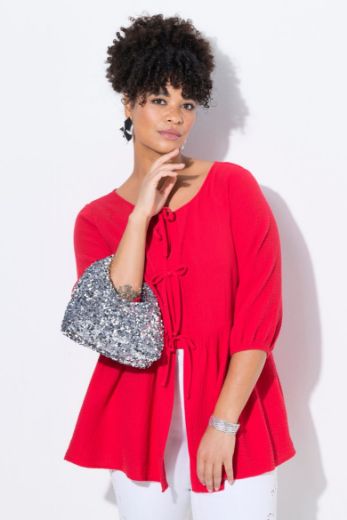 Moda za polnejše Bluza od musina plus velikost, xxl, Ulla Popken in Johann Popken (JP1880)