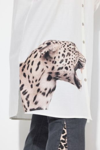 Moda za polnejše Bluza s leopard uzorkom plus velikost, xxl, Ulla Popken in Johann Popken (JP1880)