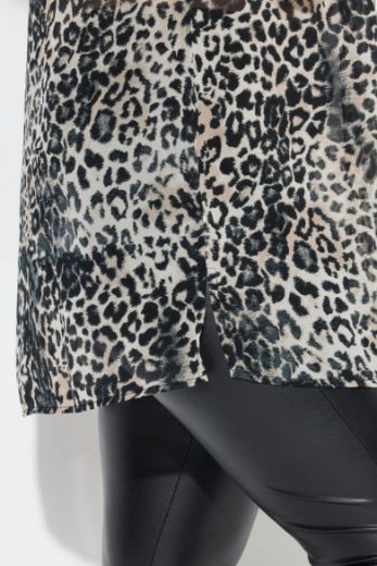 Moda za polnejše Bluza s leopard uzorkom plus velikost, xxl, Ulla Popken in Johann Popken (JP1880)