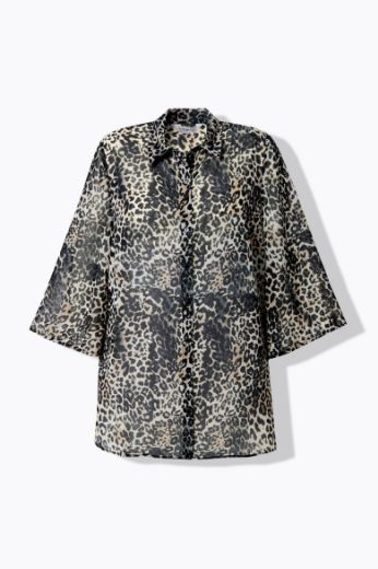 Moda za polnejše Bluza s leopard uzorkom plus velikost, xxl, Ulla Popken in Johann Popken (JP1880)