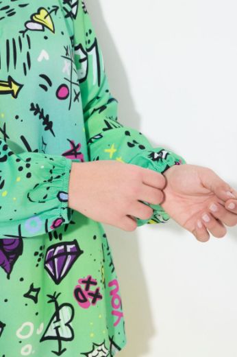 Moda za polnejše Bluza sa printom stripa plus velikost, xxl, Ulla Popken in Johann Popken (JP1880)