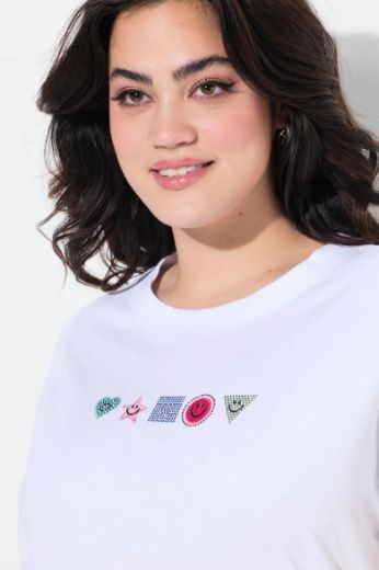 Moda za polnejše Majica kratkih rukava plus velikost, xxl, Ulla Popken in Johann Popken (JP1880)