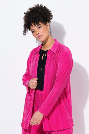 Moda za polnejše Bluza plisirana plus velikost, xxl, Ulla Popken in Johann Popken (JP1880)