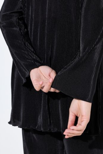 Moda za polnejše Bluza plisirana plus velikost, xxl, Ulla Popken in Johann Popken (JP1880)