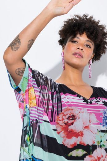 Moda za polnejše Bluza mrežasta sa topom plus velikost, xxl, Ulla Popken in Johann Popken (JP1880)