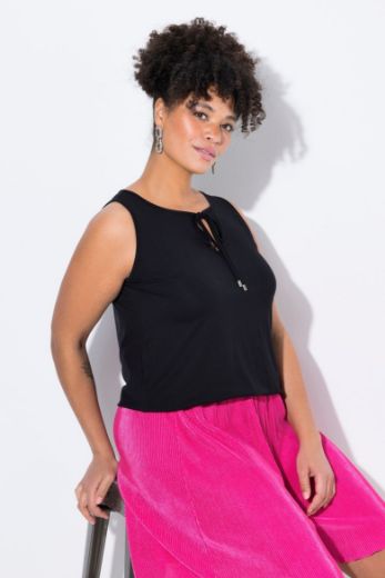 Moda za polnejše Top na vezanje plus velikost, xxl, Ulla Popken in Johann Popken (JP1880)