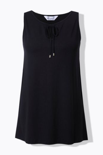 Moda za polnejše Top na vezanje plus velikost, xxl, Ulla Popken in Johann Popken (JP1880)