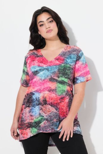 Moda za polnejše Majica kratkih rukava plus velikost, xxl, Ulla Popken in Johann Popken (JP1880)