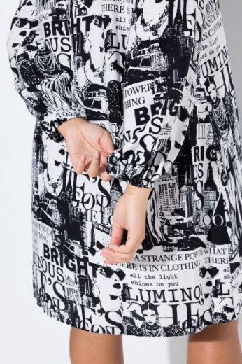 Moda za polnejše Haljina s printom plus velikost, xxl, Ulla Popken in Johann Popken (JP1880)