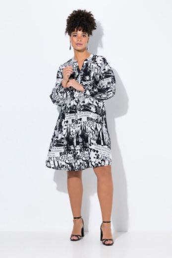 Moda za polnejše Haljina s printom plus velikost, xxl, Ulla Popken in Johann Popken (JP1880)