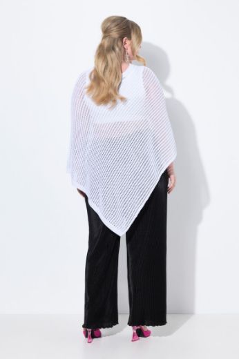 Moda za polnejše Pončo svjetlucavog uzorka plus velikost, xxl, Ulla Popken in Johann Popken (JP1880)