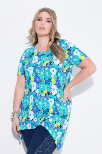 Moda za polnejše Košulja cvjetnog uzorka plus velikost, xxl, Ulla Popken in Johann Popken (JP1880)