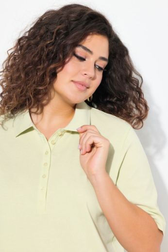 Moda za polnejše Majica Polo kratki rukavi plus velikost, xxl, Ulla Popken in Johann Popken (JP1880)