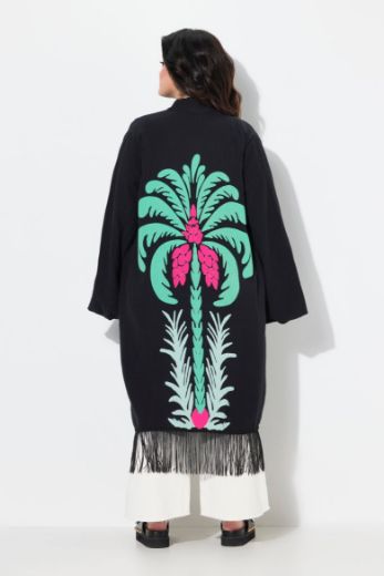 Moda za polnejše Kimono s resama plus velikost, xxl, Ulla Popken in Johann Popken (JP1880)