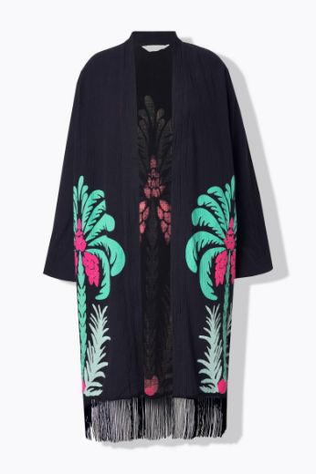 Moda za polnejše Kimono s resama plus velikost, xxl, Ulla Popken in Johann Popken (JP1880)