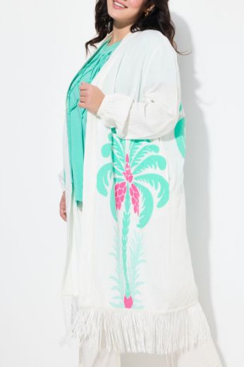 Moda za polnejše Kimono s resama plus velikost, xxl, Ulla Popken in Johann Popken (JP1880)