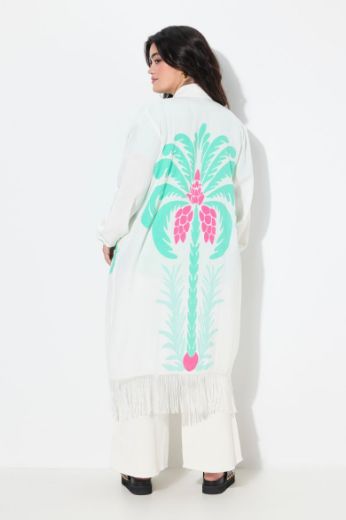 Moda za polnejše Kimono s resama plus velikost, xxl, Ulla Popken in Johann Popken (JP1880)