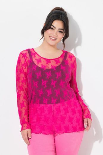 Moda za polnejše Košulja s čipkastim detaljima plus velikost, xxl, Ulla Popken in Johann Popken (JP1880)