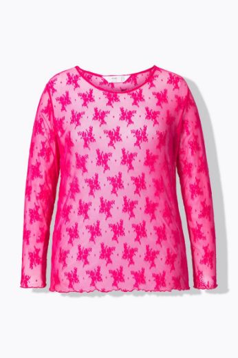 Moda za polnejše Košulja s čipkastim detaljima plus velikost, xxl, Ulla Popken in Johann Popken (JP1880)