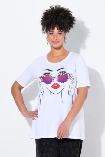 Moda za polnejše Majica kratkih rukava plus velikost, xxl, Ulla Popken in Johann Popken (JP1880)
