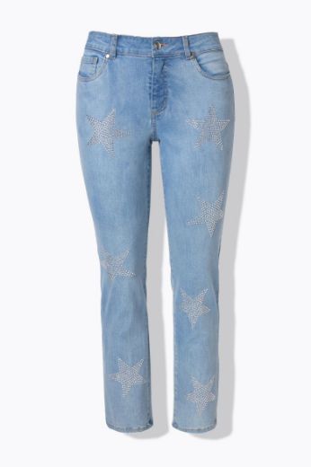 Moda za polnejše Traperice ravnih nogavica plus velikost, xxl, Ulla Popken in Johann Popken (JP1880)