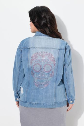 Moda za polnejše Jakna traper plus velikost, xxl, Ulla Popken in Johann Popken (JP1880)