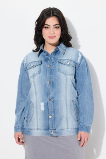 Moda za polnejše Jakna traper plus velikost, xxl, Ulla Popken in Johann Popken (JP1880)