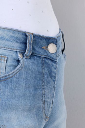 Moda za polnejše Traperice kratkih nogavica plus velikost, xxl, Ulla Popken in Johann Popken (JP1880)