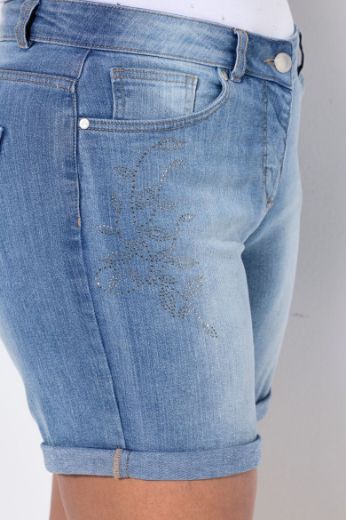 Moda za polnejše Traperice kratkih nogavica plus velikost, xxl, Ulla Popken in Johann Popken (JP1880)