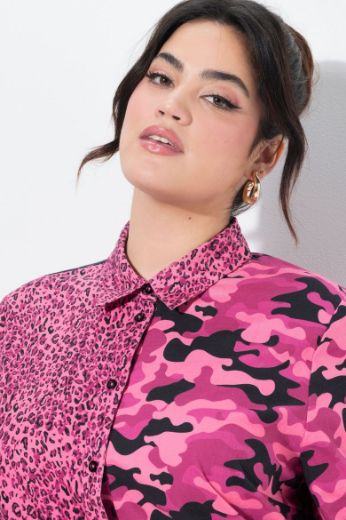 Moda za polnejše Bluza s leopard uzorkom plus velikost, xxl, Ulla Popken in Johann Popken (JP1880)