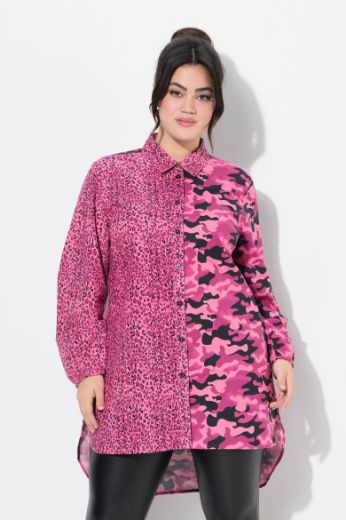 Moda za polnejše Bluza s leopard uzorkom plus velikost, xxl, Ulla Popken in Johann Popken (JP1880)