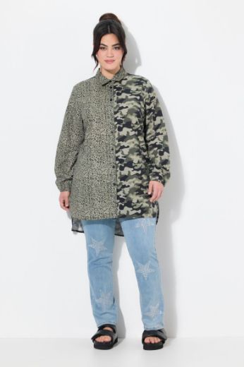 Moda za polnejše Bluza s leopard uzorkom plus velikost, xxl, Ulla Popken in Johann Popken (JP1880)