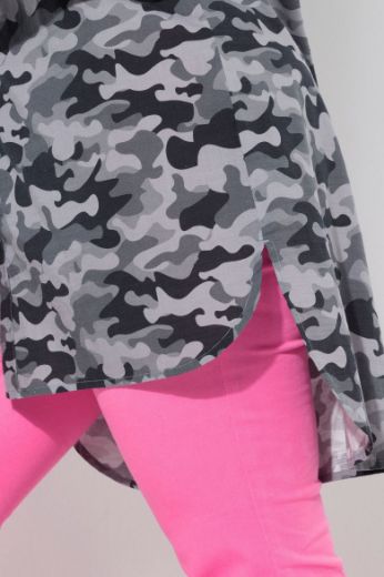 Moda za polnejše Bluza s leopard uzorkom plus velikost, xxl, Ulla Popken in Johann Popken (JP1880)