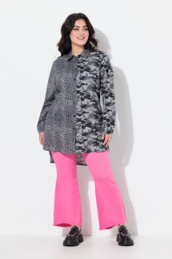 Moda za polnejše Bluza s leopard uzorkom plus velikost, xxl, Ulla Popken in Johann Popken (JP1880)