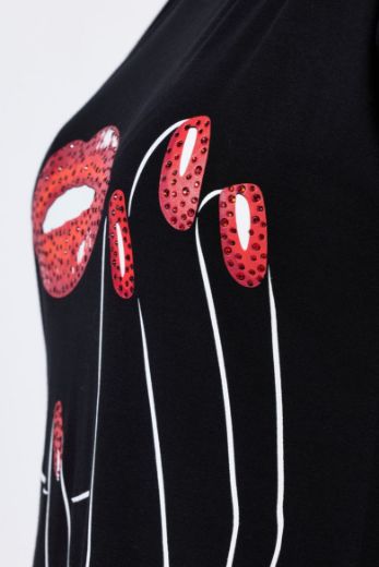 Moda za polnejše Majica kratkih rukava A kroja plus velikost, xxl, Ulla Popken in Johann Popken (JP1880)