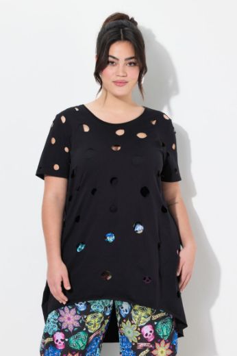 Moda za polnejše Majica kratkih rukava plus velikost, xxl, Ulla Popken in Johann Popken (JP1880)