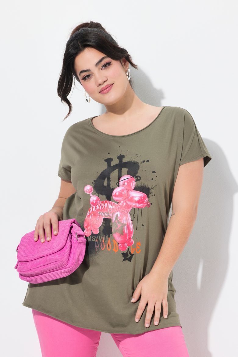 Moda za polnejše Majica kratkih rukava plus velikost, xxl, Ulla Popken in Johann Popken (JP1880)