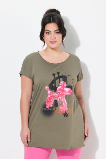 Moda za polnejše Majica kratkih rukava plus velikost, xxl, Ulla Popken in Johann Popken (JP1880)
