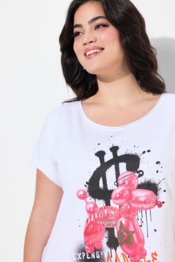 Moda za polnejše Majica kratkih rukava plus velikost, xxl, Ulla Popken in Johann Popken (JP1880)