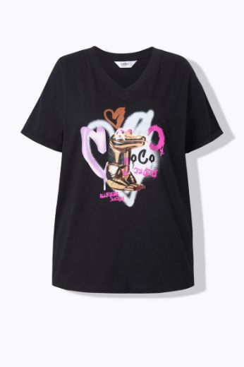 Moda za polnejše Majica kratkih rukava plus velikost, xxl, Ulla Popken in Johann Popken (JP1880)