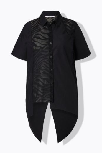Moda za polnejše Bluza s dodatkom ukrasne čipke plus velikost, xxl, Ulla Popken in Johann Popken (JP1880)