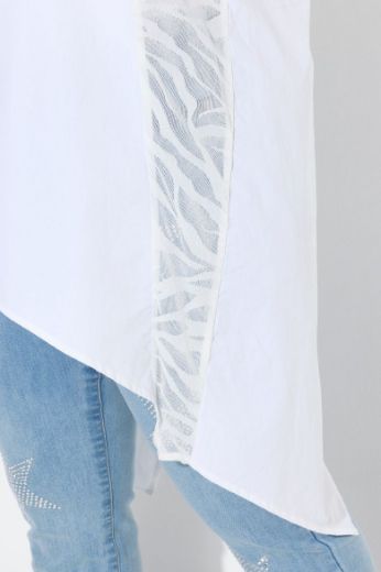 Moda za polnejše Bluza s dodatkom ukrasne čipke plus velikost, xxl, Ulla Popken in Johann Popken (JP1880)