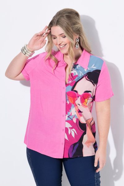 Slika Bluza s printom lica