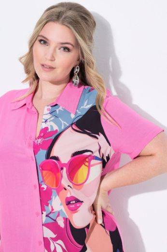 Moda za polnejše Bluza s printom lica plus velikost, xxl, Ulla Popken in Johann Popken (JP1880)