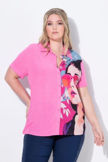 Moda za polnejše Bluza s printom lica plus velikost, xxl, Ulla Popken in Johann Popken (JP1880)